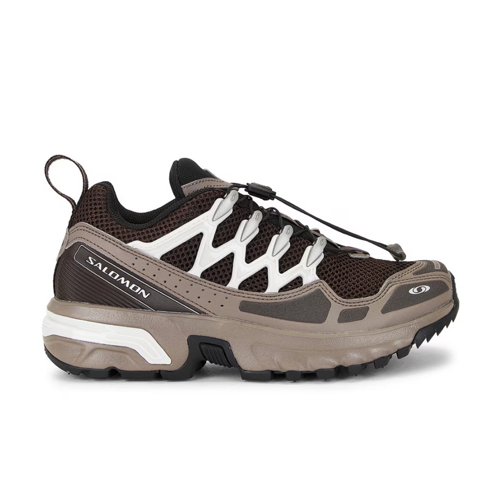 Salomon ACS + OG Sneaker in Falcon & Black Coffee